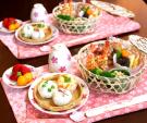 六つ目ひも付かご