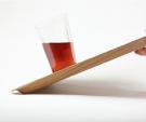 木目樹脂カフェトレイ