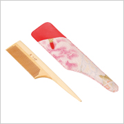 つげセット櫛(ミニ)ケース付